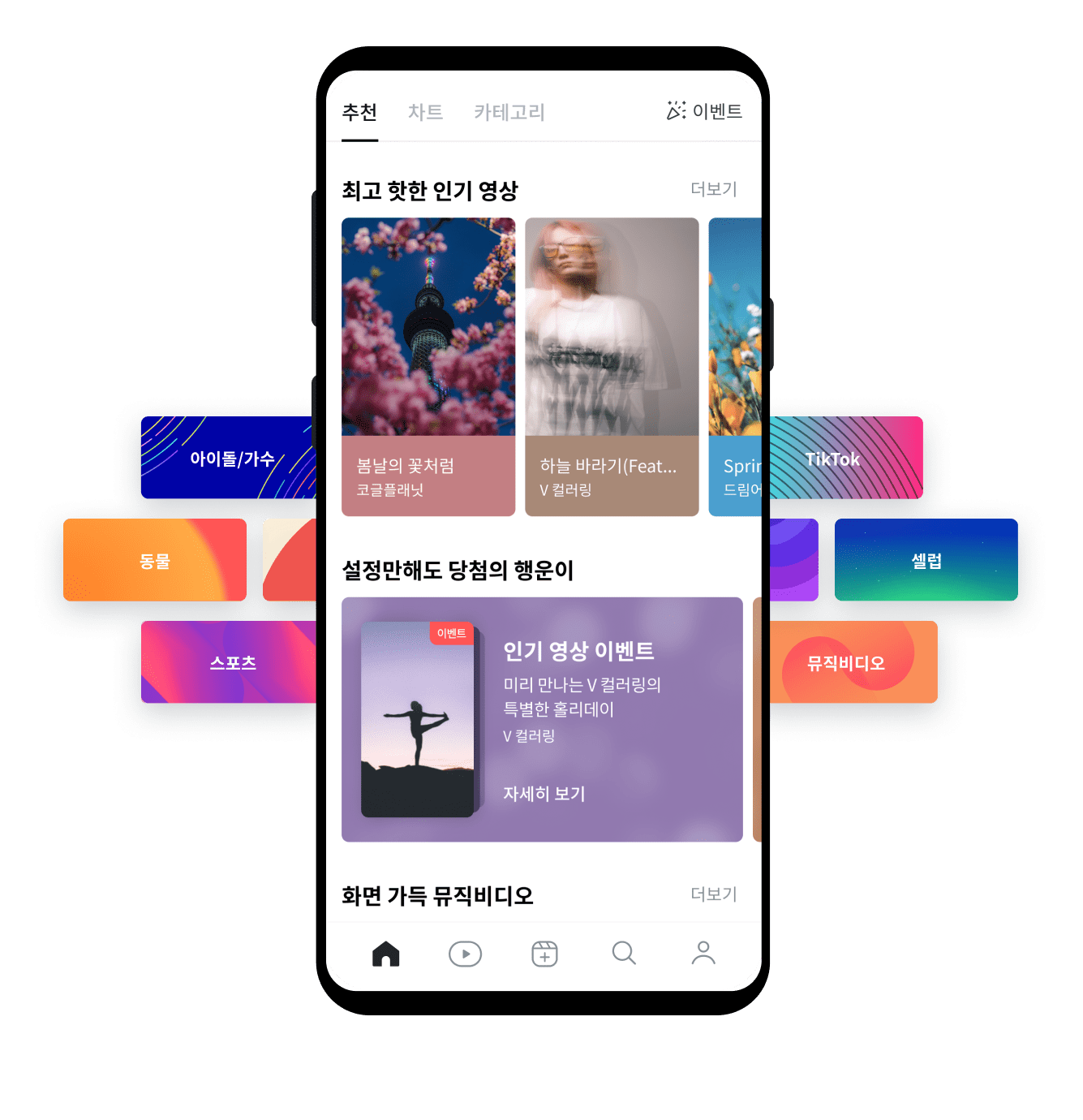 비주얼 이미지 영역